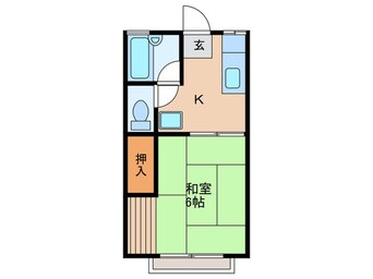 間取図 フジハイツ１８号館