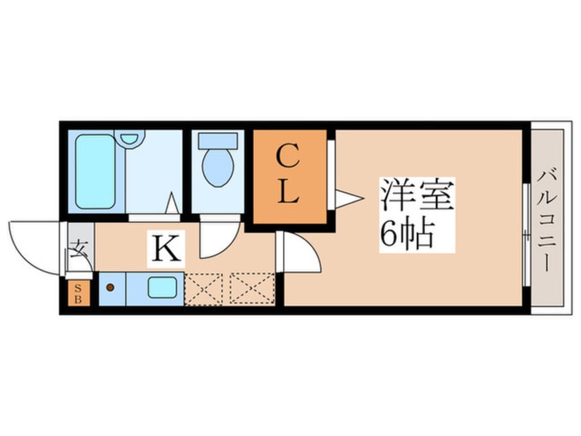 間取図 フェリーチェ阿佐ヶ谷Ⅴ