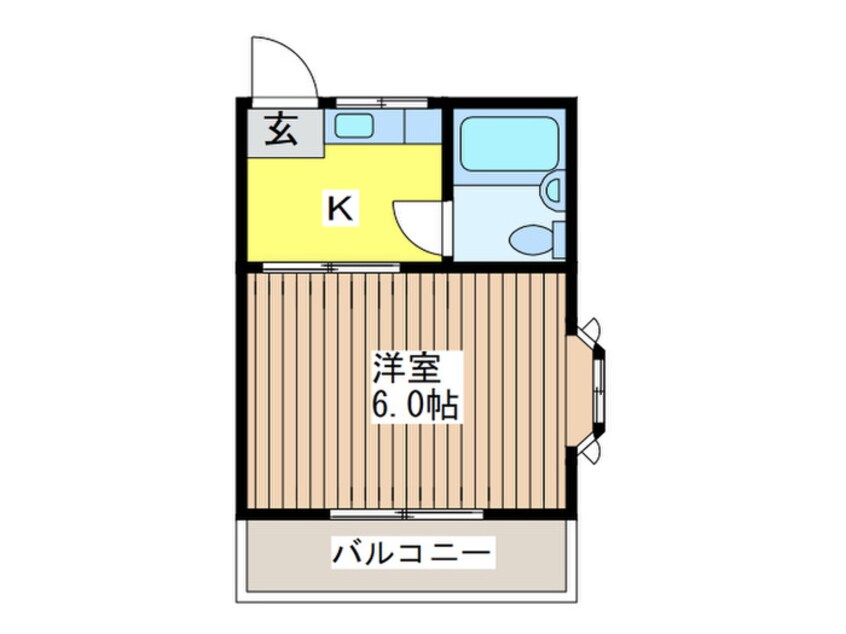 間取図 菊池コ－ポ