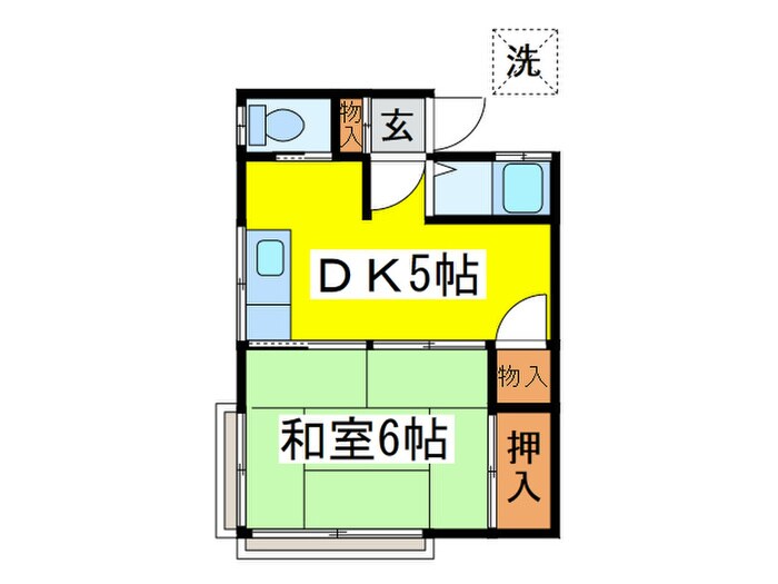 間取り図 イワトハイツ