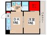 ケ－プビル 1DKの間取り