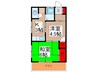 美蔵荘　Ｂ棟 2Kの間取り