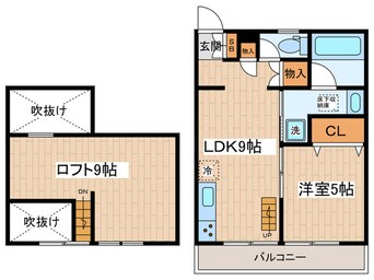 間取図 アップライン