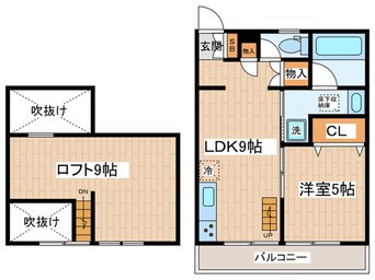 間取図 アップライン