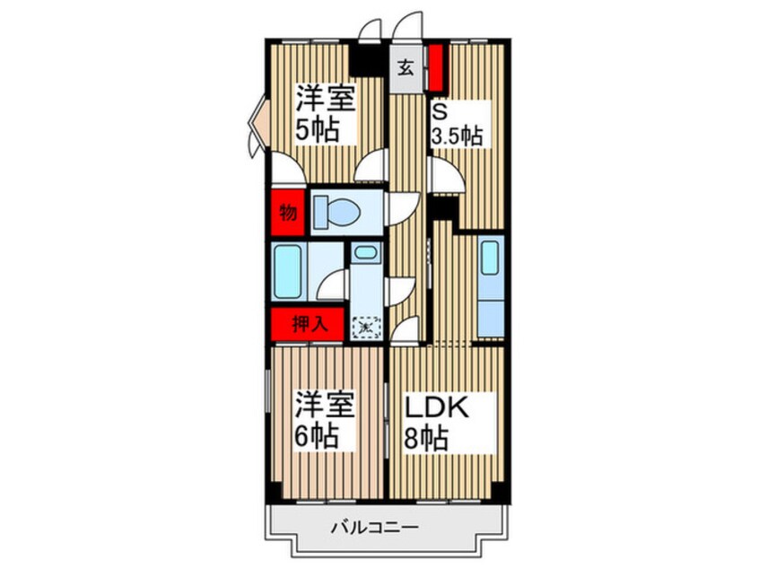 間取図 ウッディハイム