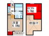 アクアプレイス日進 1Kの間取り