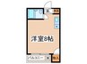 アートピア 1Rの間取り
