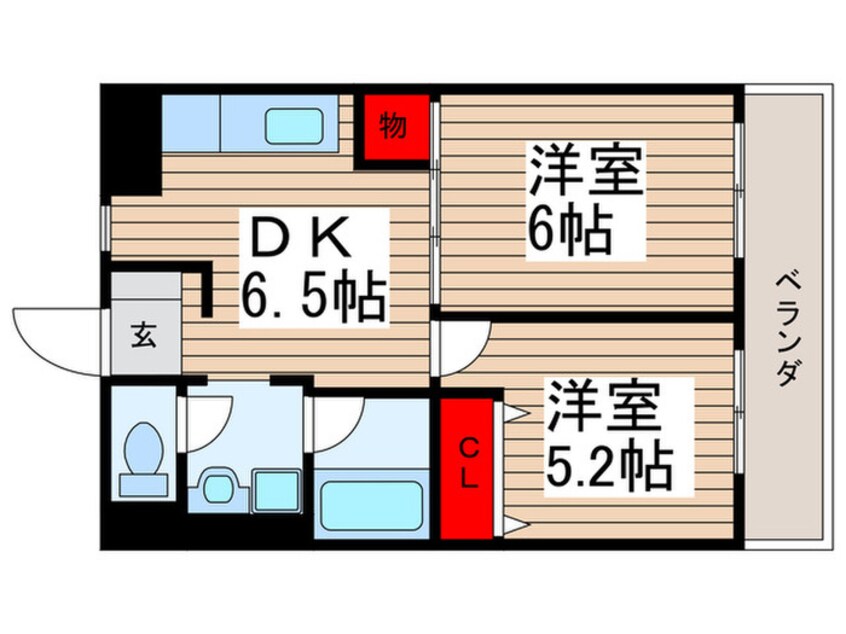 間取図 スクウェア－ハイム