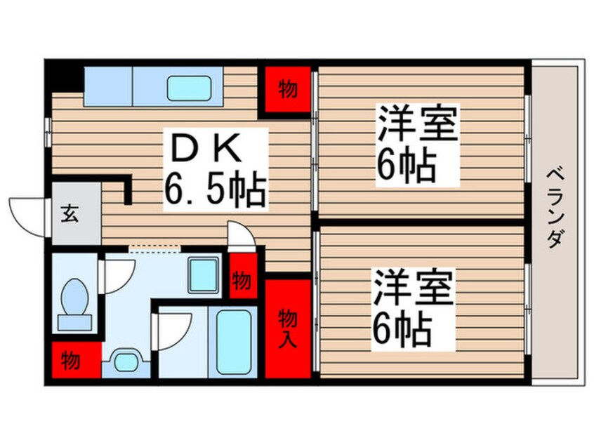 間取図 スクウェア－ハイム