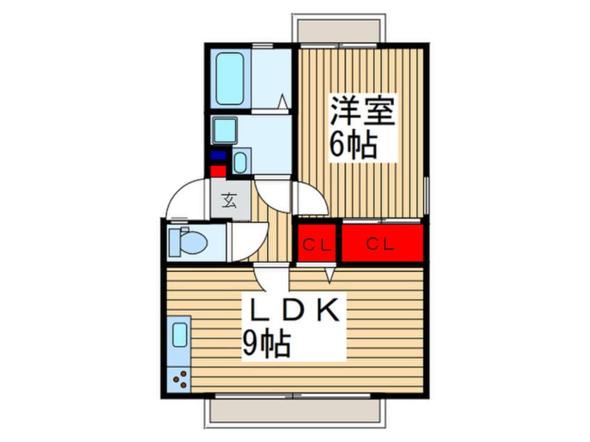 間取図 サンライズハイツＢ