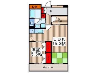 間取図 ロ－ズガ－デン