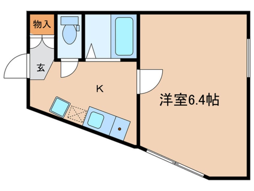 間取図 Glanffice不忍ｓｔ