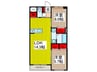 sunshine residence 2LDKの間取り