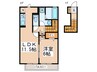 プレミールすみれ 1LDKの間取り