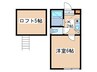 ブラウァーベルク 1Kの間取り