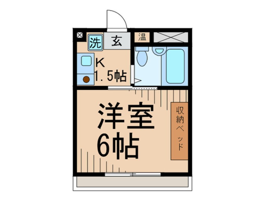 間取図 フェリス用賀壱番館