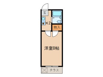 間取図 東コ－ポ