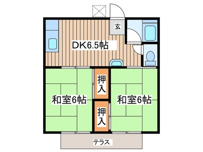 間取り図 サンハイツ