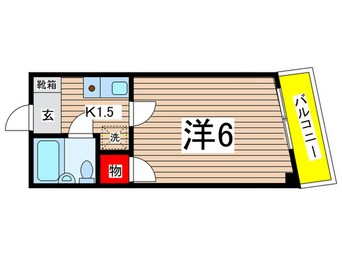 間取図 第６メゾン中沢