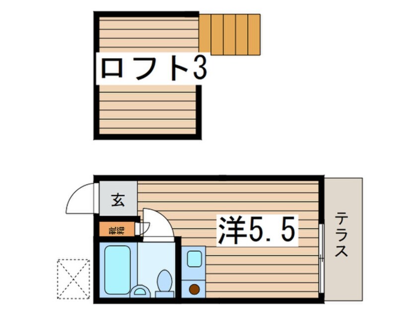 間取図 ハイムキャロット