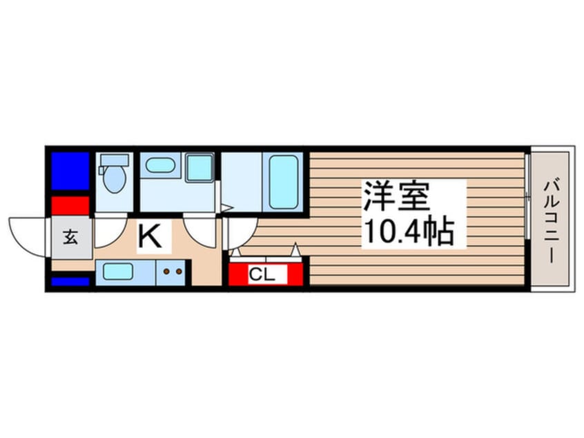 間取図 ルーモベルビ・トロア