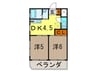 メゾン　ドゥ　目白 2DKの間取り