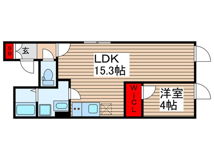 間取り図 Meldia Residential北千住