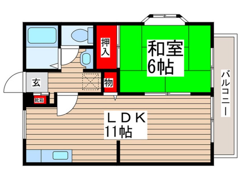 間取図 ペニー・レイン　Ａ・Ｂ棟