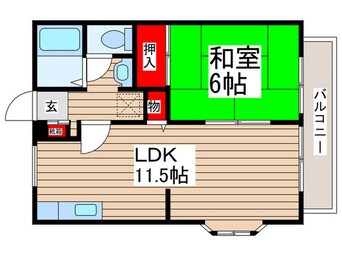 間取図 ペニー・レイン　Ａ・Ｂ棟