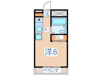 間取図 ＡＩＫＡＷＡマンション