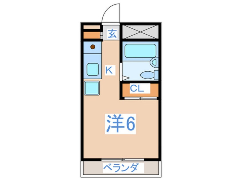 間取図 ＡＩＫＡＷＡマンション