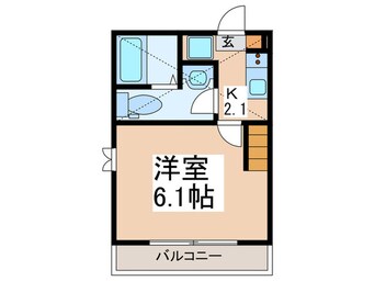 間取図 アザ－レ・キュリオス長津田Ａ
