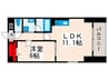 福信館 1LDKの間取り