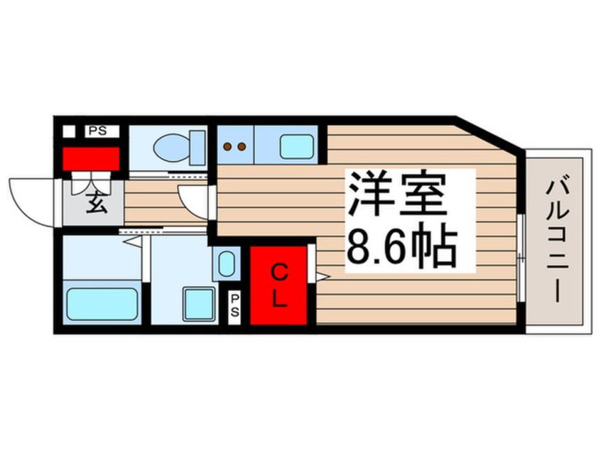 間取図 Ｌａ　Ｓｕａ　Ｃａｓａ．ＳⅡ