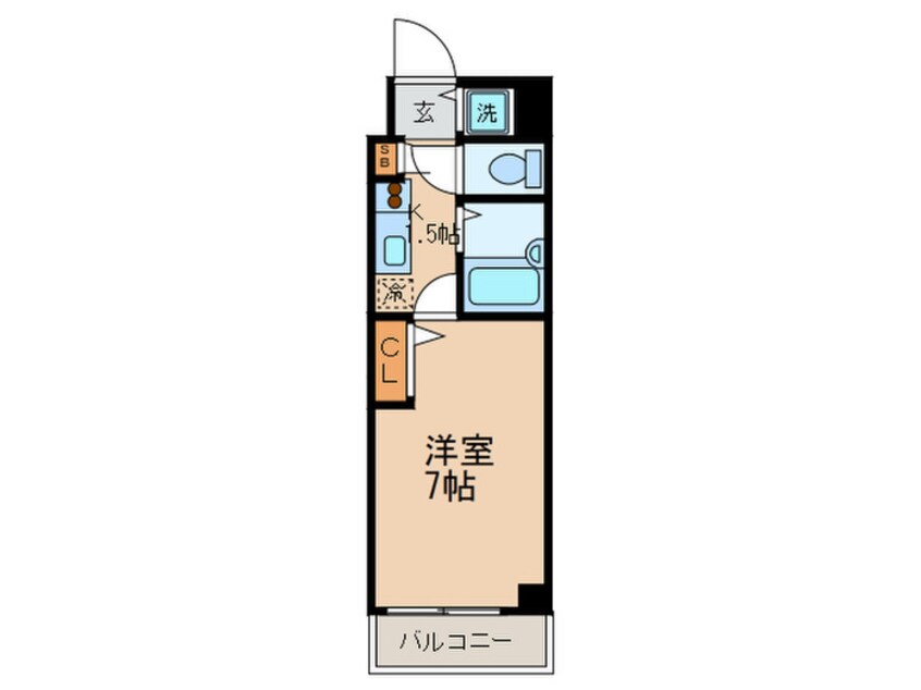 間取図 レジディア多摩川