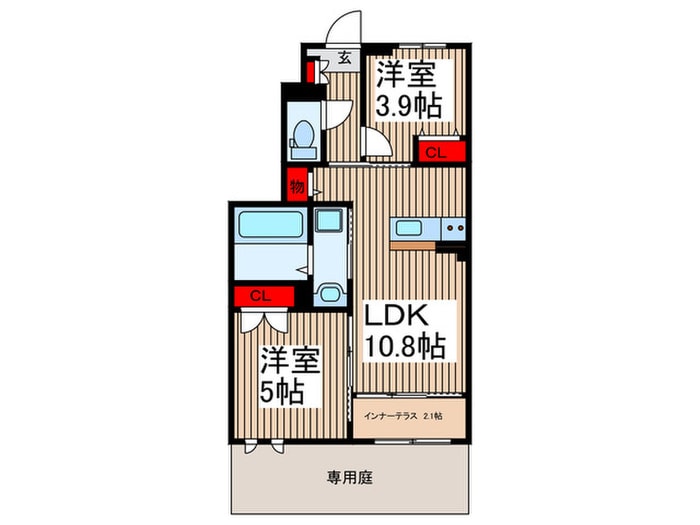 間取り図 グリーンヒルⅡ