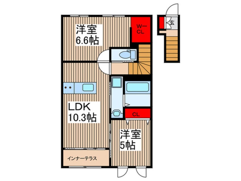 間取図 グリーンヒルⅡ