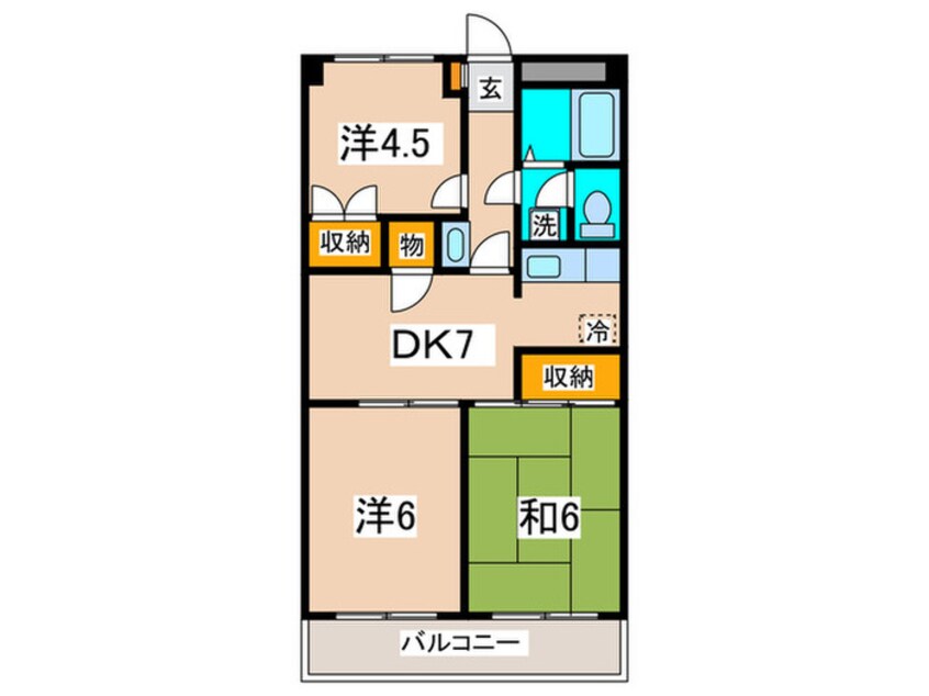 間取図 ニュ－ブリッジビル