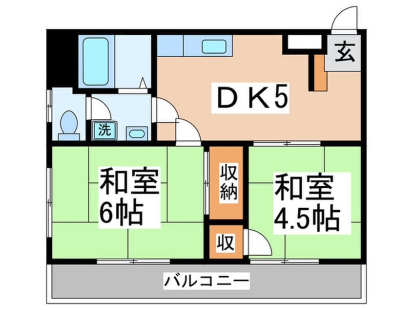 間取図 ニュ－ブリッジビル