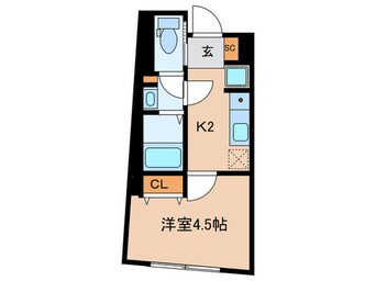 間取図 ラヴィエール戸越公園