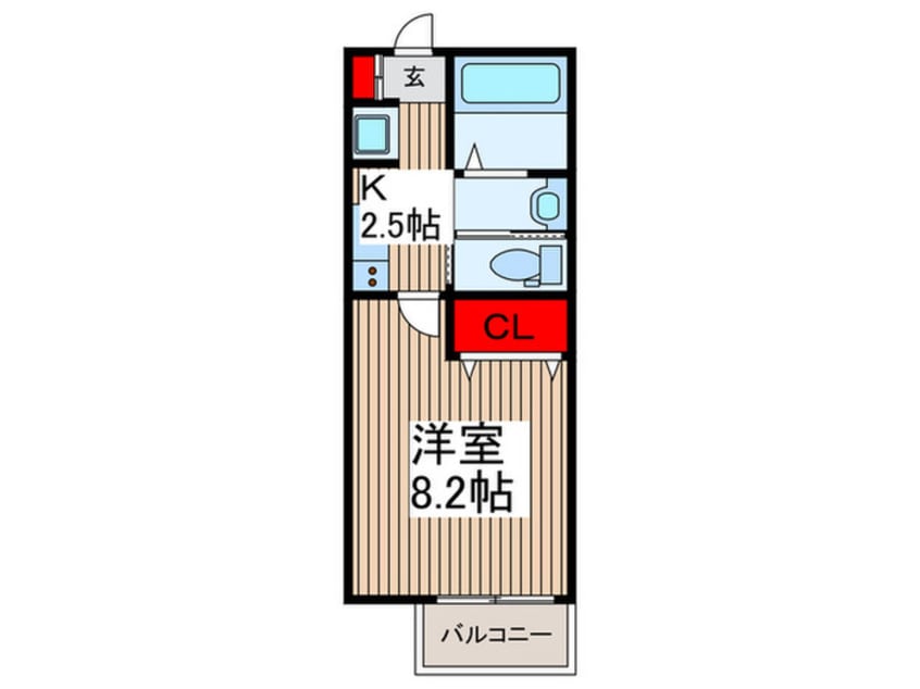 間取図 仮)キャメル西所沢プレミア
