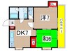ハイム福島 2DKの間取り