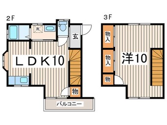 間取図 第５ハッピ－ヒルハイツ
