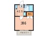 洗足フラッツ 1Kの間取り