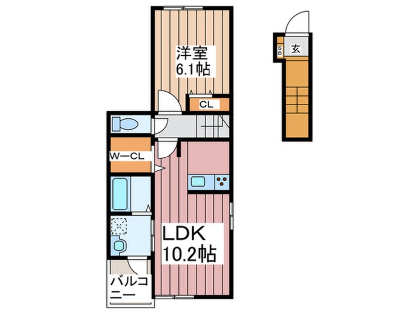 間取図 グランテラスB