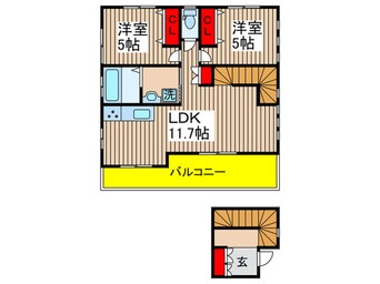 間取図 ＧＬ．３８号館