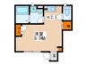 メゾン相模大野 1Kの間取り