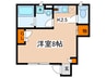 メゾン相模大野 1Kの間取り