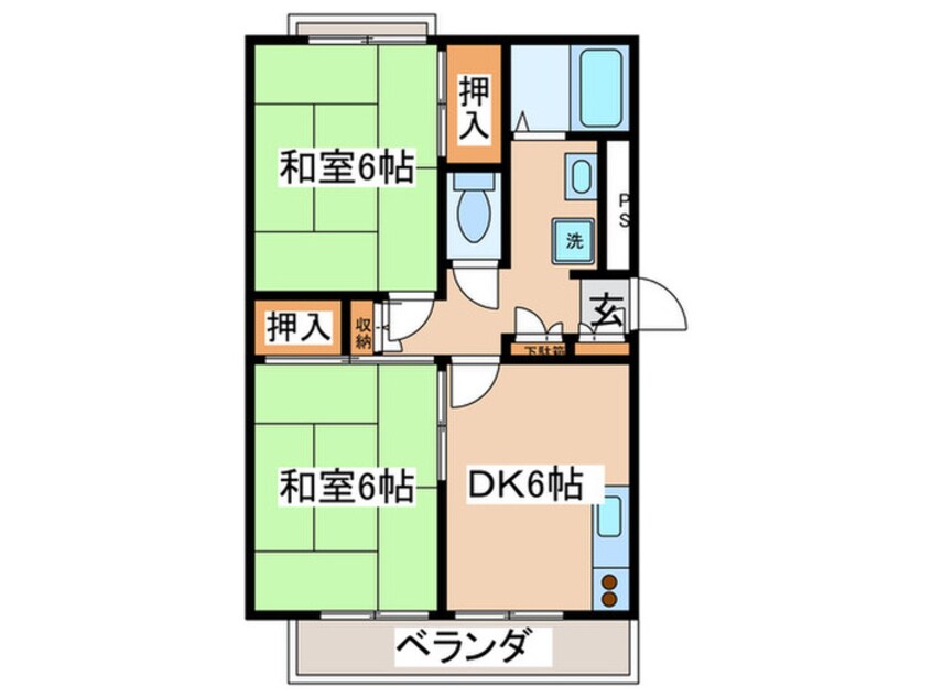 間取図 由木ハウス