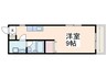 ウイスタリア２８ 1Rの間取り